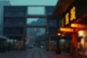 《雾港来信》雨夜邮局门口的信箱与路灯
